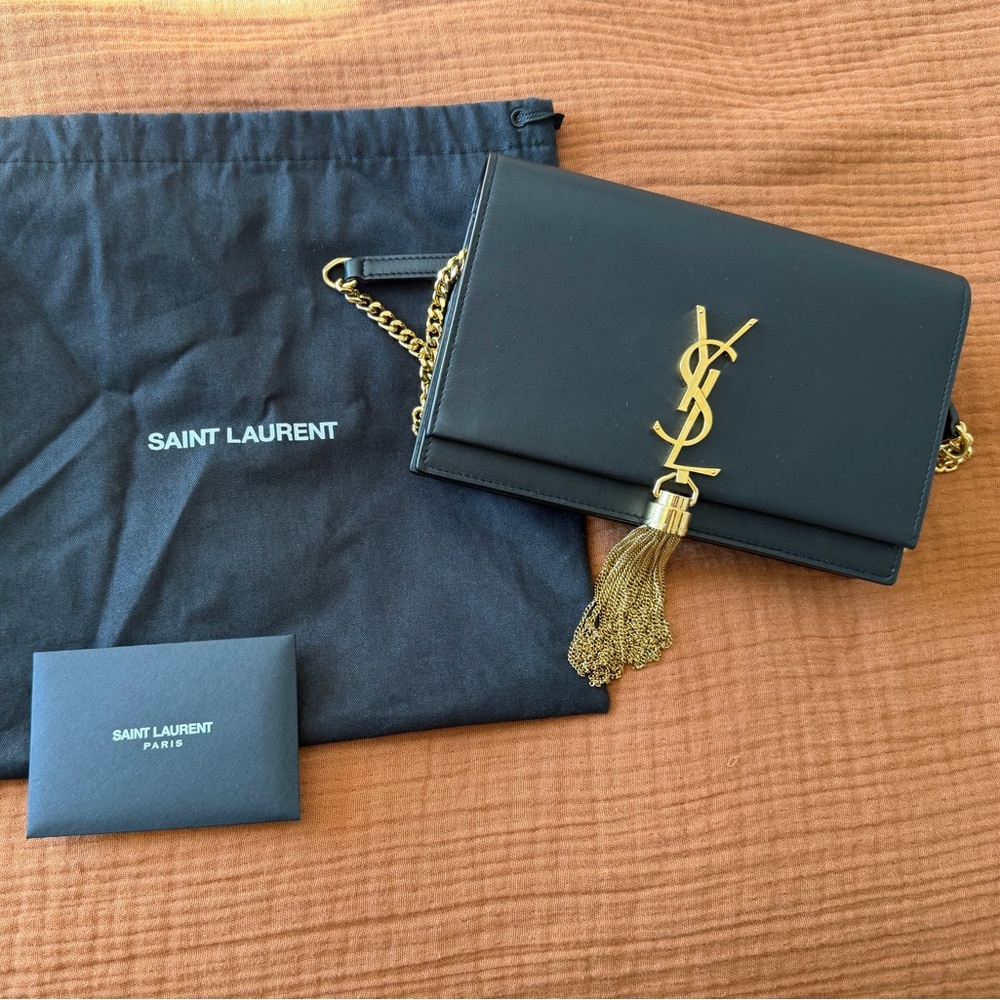 🖤 Like New 🖤 YSL Kate Small Chain bag with Tassel